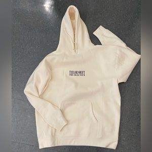 Taylor Swift Eras Tour Hoodie (tour exclusive) cream and black and white XXL